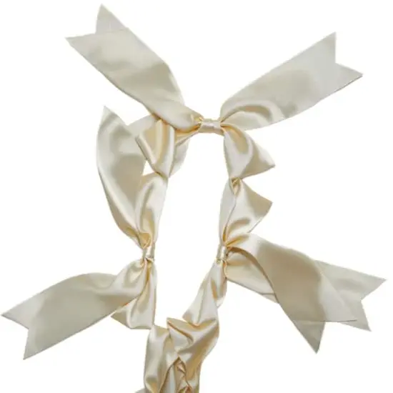 6ft. Cream Bow Garland by Ashland® {3}