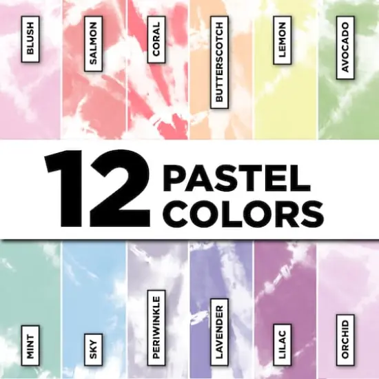 Tulip&reg; Pastel Party 12-Color Tie-Dye Kit {5}