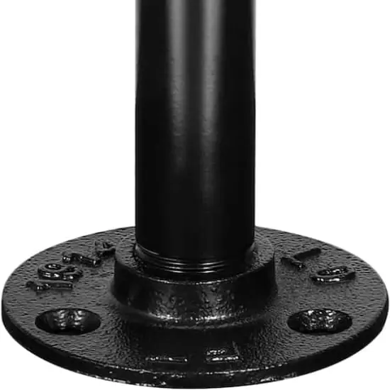 NEX&trade; Black Industrial Pipe Metal Table Legs, 4ct. {5}