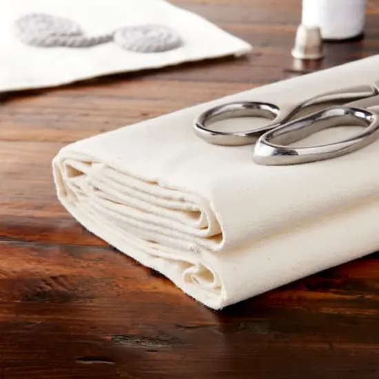 Canvas Fabric Bundle by Loops & Threads&reg;Muslin White {3}