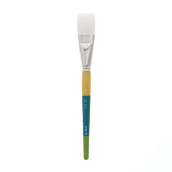 Princeton&trade; Snap!&trade; Series 9850 White Taklon Short Handle Stroke Brush {1}