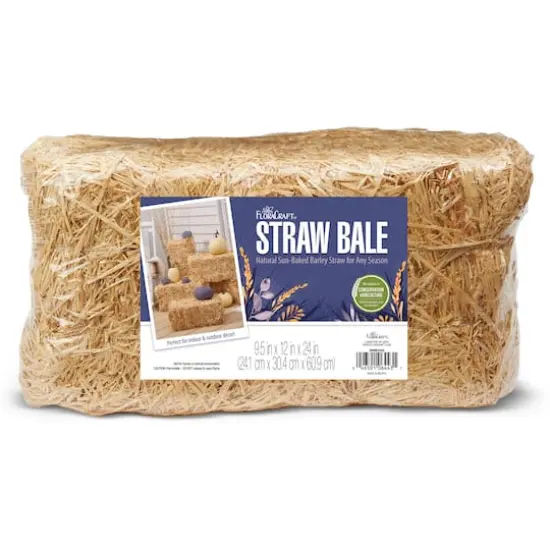 FloraCraft&reg; 24" Straw Bale {1}