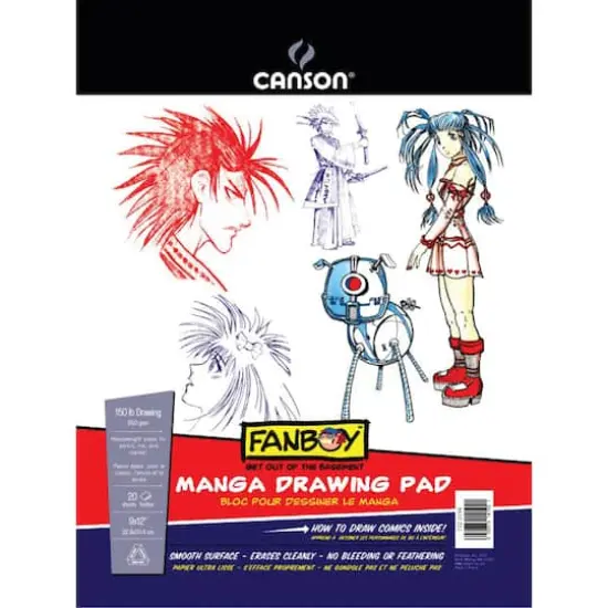 Canson&reg; Fanboy&trade; Manga Drawing Pad, 9" x 12" {1}