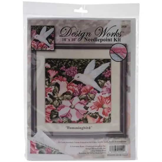 Design Works&trade; Hummingbird Needlepoint Kit {3}