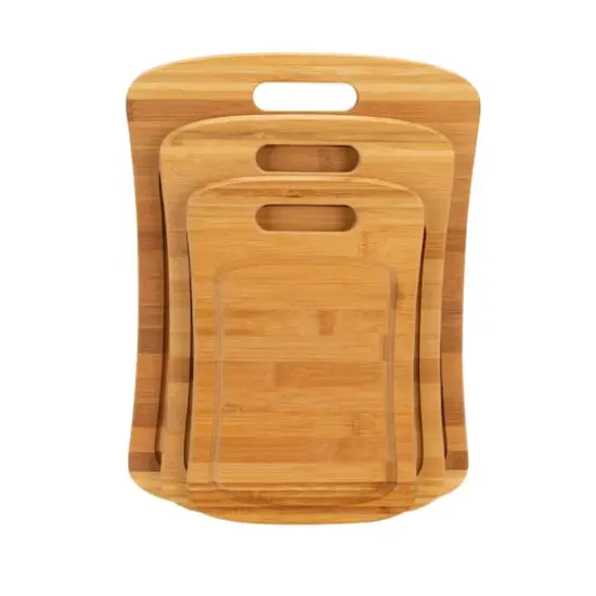 Kitchen Details Medium Curved Bamboo Cutting Board {7}