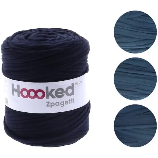Hoooked Zpagetti Yarn Sailor Blue {1}