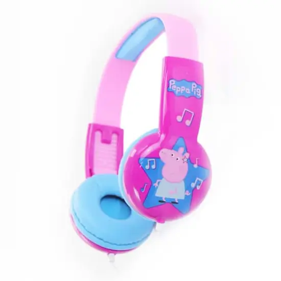 Peppa Pig Pink Kid-Safe Volume Limiting Headphones {1}