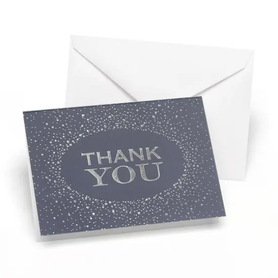 Hortense B. Hewitt Co. Navy Thank You Cards {1}