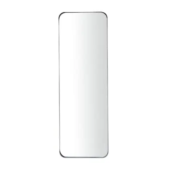 Black Metal Wall Mirror with Thin Frame 12" x 2" x 36" {1}