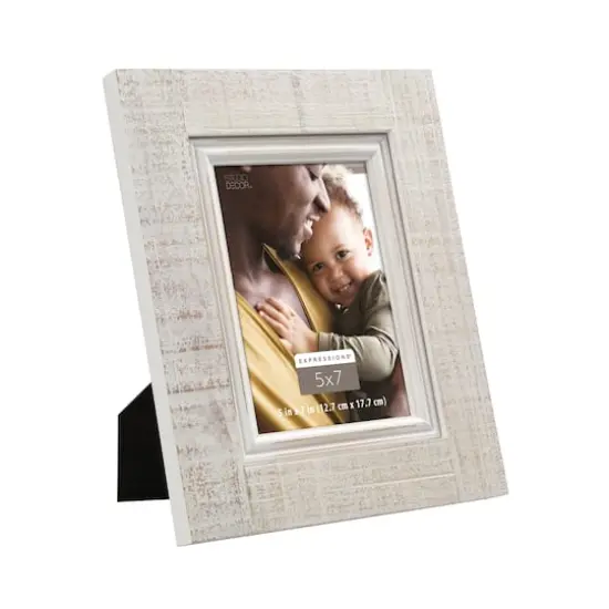 Expressions&trade; 5" x 7" White Wash Frame by Studio D&eacute;cor&reg; {7}