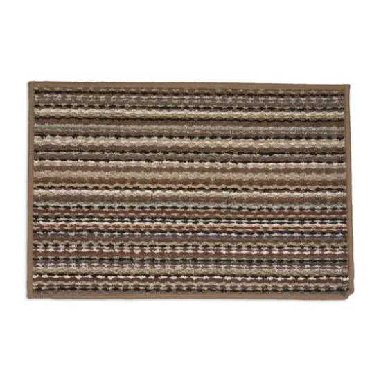 DII&reg; Multi Stripe Printed Nylon Rug {1}