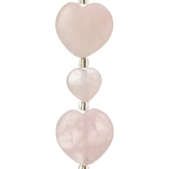 Light Pink Mixed Heart Rose Quartz Beads, 20mm by Bead Landing&trade; {1}