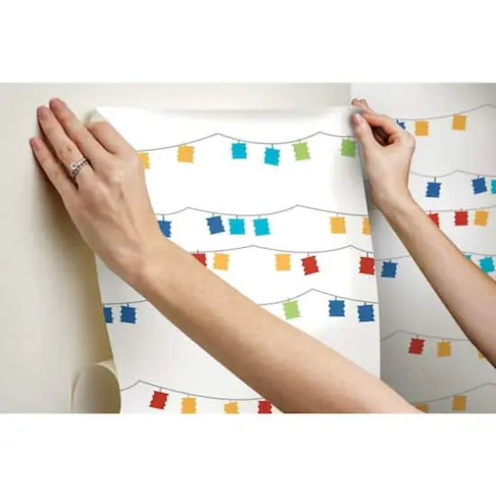 RoomMates Lanterns Peel & Stick Wallpaper Primary {9}
