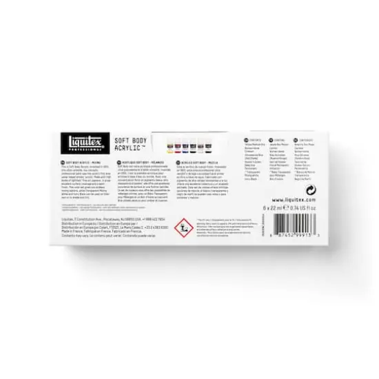 Liquitex&reg; Professional Acrylic Soft Body 6 Color Mixing Set  {5}