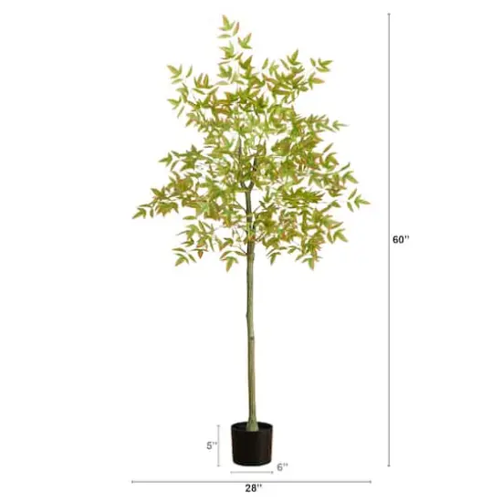 5ft. Autumn Nandina Artificial Fall Tree {3}