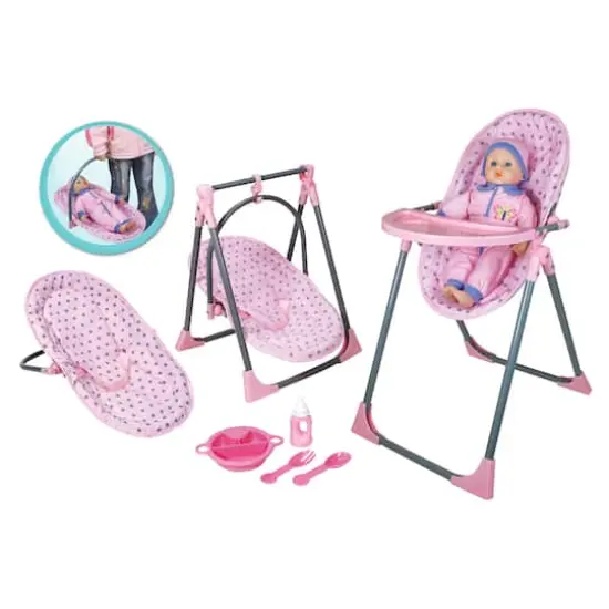 Lissi Dolls 4-in-1 Highchair Set {1}