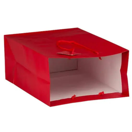 JAM Paper Large Matte Gift Bag, 3ct. Red {6}