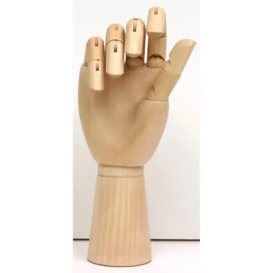 Art Alternatives 12" Articulated Wooden Right Hand {5}