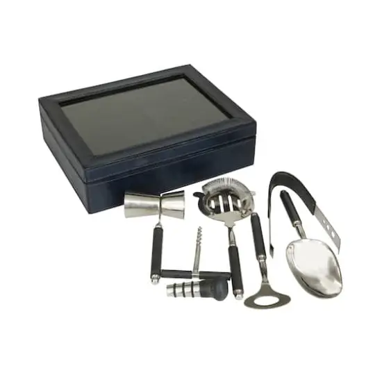 Modern Bar Tool Set Black {3}