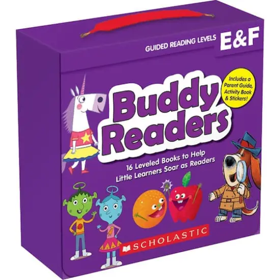 Scholastic Teaching Resources Buddy Readers Levels E & F Parent Pack {1}