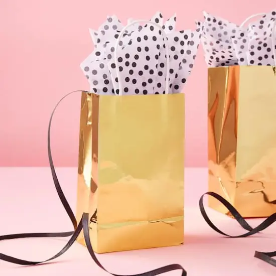Small Gold Gift Bag Value Pack by Celebrate It&trade; {4}