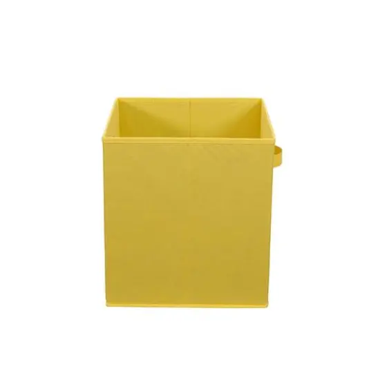 2 Pack Household Essentials 13" Fabric Storage Bins Yellow {9}