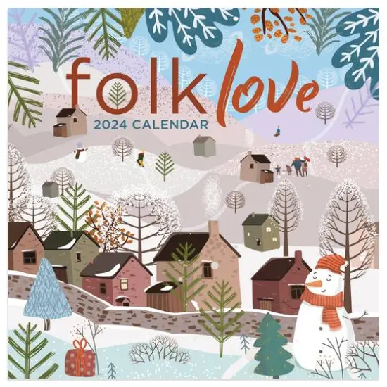 TF Publishing 2024 Folk Love Mini Calendar {1}
