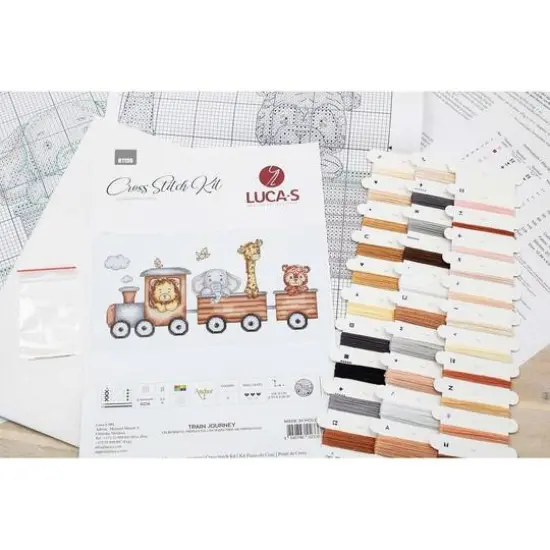 Luca-s Train Journey Counted Cross Stitch Kit {9}