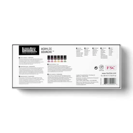 Liquitex&reg; Professional Fluorescents 2oz. Acrylic Gouache, 6ct. {3}