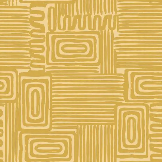 RoomMates Emily Rayna Pathways Peel & Stick Wallpaper Yellow {1}