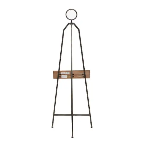 Black Iron Industrial Easel, 52" x 16" x 18" {7}