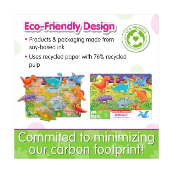 My First Lift & Learn Puzzle - Dinosaur: 8 Pcs {7}