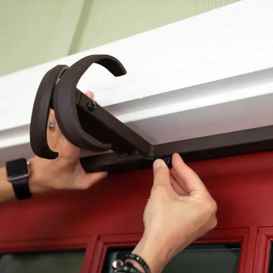 52" Adjustable Single Door Metal Garland Hanger {5}