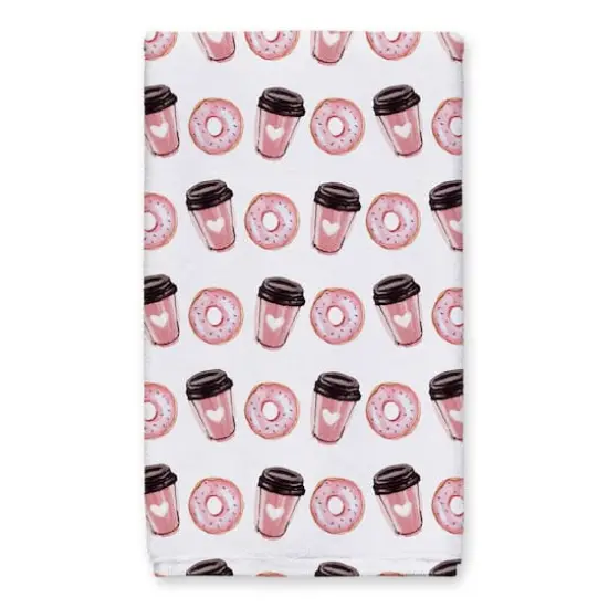 We Go Together Like Coffee & Donuts Tea Towel Set {4}