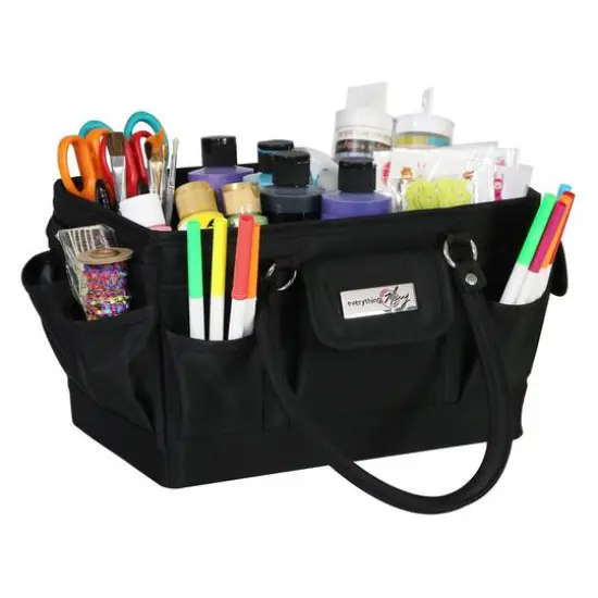 Everything Mary Black Deluxe Store & Tote Craft Organizer {7}