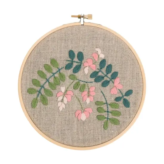 DMC&reg; Indigo Intermediate Embroidery Kit with Hoop {1}