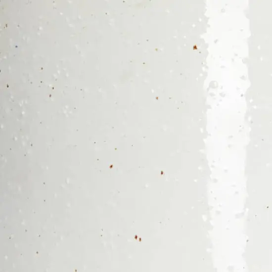 Hello Honey&reg; 8" White Stoneware Flower Pot with Black Metal Stand {6}