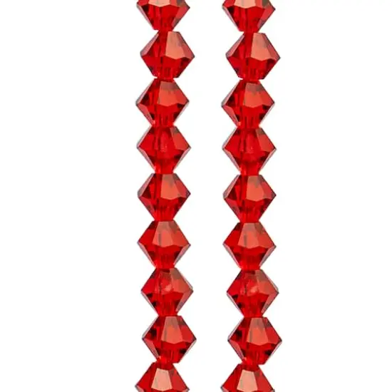 Preciosa Glass Crystal Bicone Beads, 4mm by Bead Landing&trade; Light Siam {1}