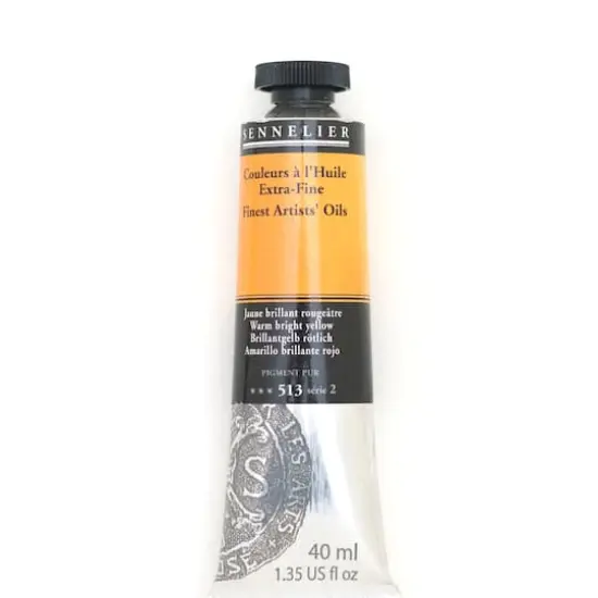 Sennelier Artists' Oil Color, 40mL 513 Warm Bright Yellow S2 {1}
