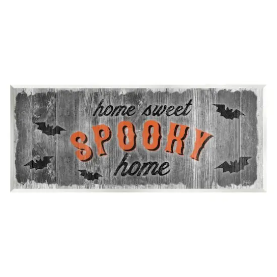 Stupell Industries Sweet Spooky Home Sign Wall Plaque Art {1}