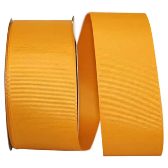 JAM Paper 2.25" Grosgrain Texture Ribbon Gold {1}