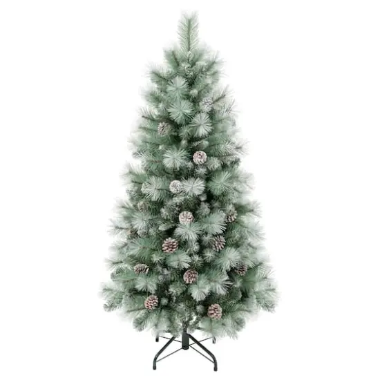 4.5ft. Unlit Perry Hard Needle Artificial Christmas Tree {1}