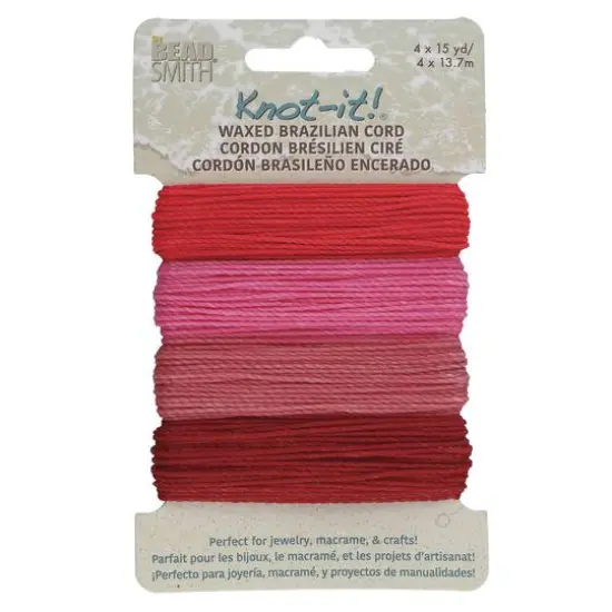 Beadsmith&reg; Knot-it!&trade; Waxed Brazilian Cord Floral Vibes {1}