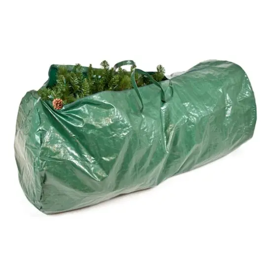 Santa's Bag Green Tarp 9ft. Tree Saver Bag {1}