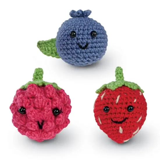 Intermediate Berries Amigurumi Crochet Kit by Loops & Threads&reg; {1}