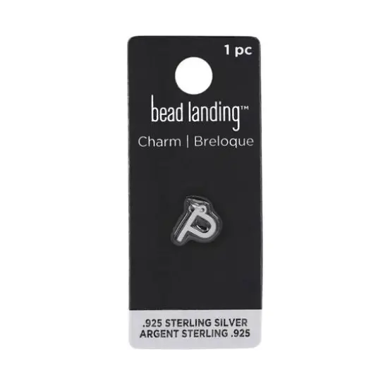 Sterling Silver Alphabet Charm by Bead Landing&trade; P {9}