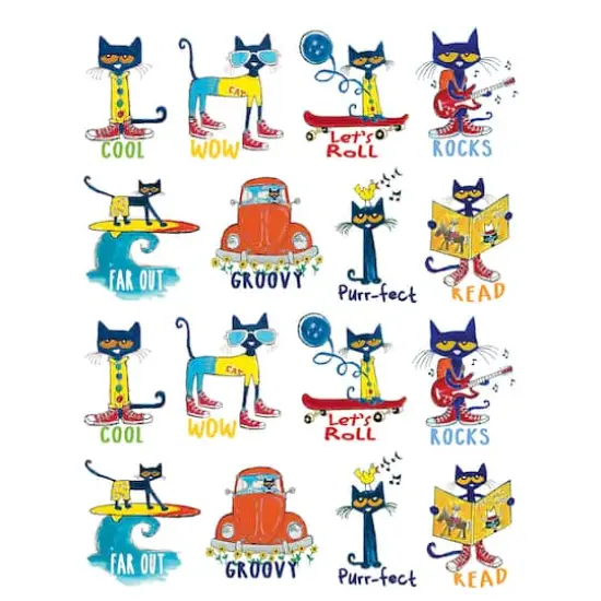 Edupress&reg; Pete the Cat Stickers, 12 Packs of 96 {1}