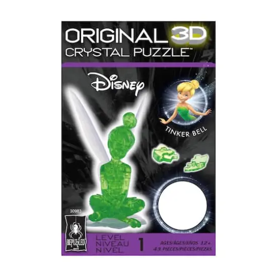 Original 3D Crystal Puzzle&trade; Disney Tinker Bell 43 Piece Puzzle {4}
