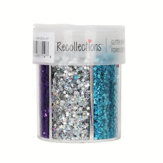 Signature&trade; Iridescent Shapes Glitter Caddy by Recollections&trade; {4}