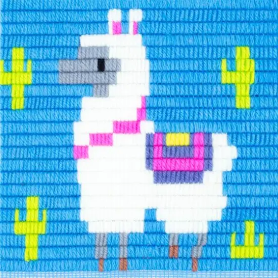 Lion Brand&reg; Llama Paint-by-Stitches Kit {3}